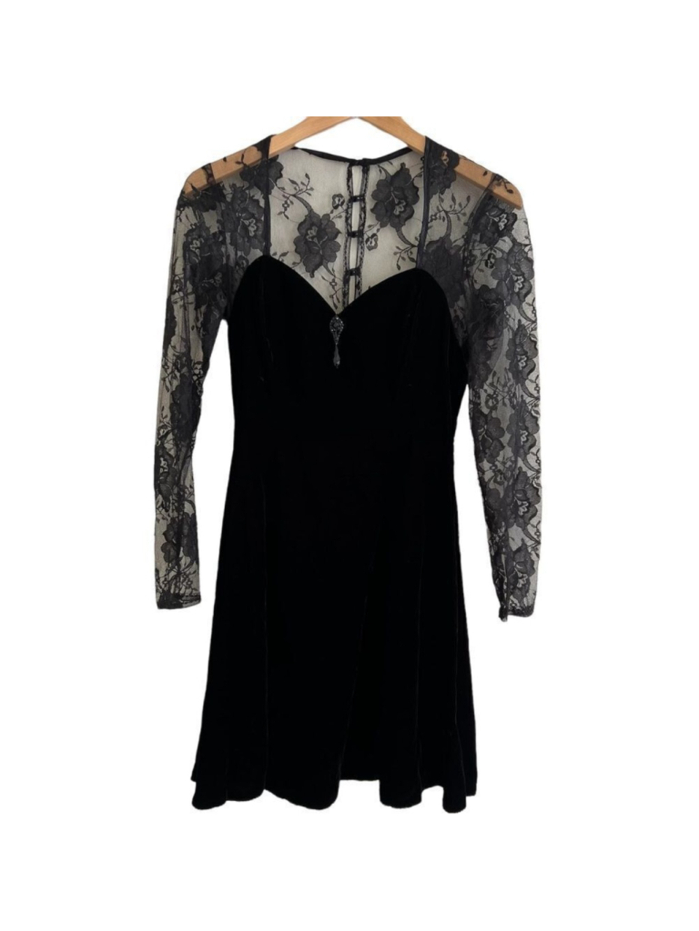 Vintage Jessica McClintock Gunne Sax Velvet Dress Size 7/8